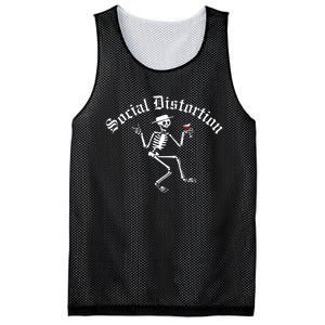 Social Distortion Skelly Mesh Reversible Basketball Jersey Tank