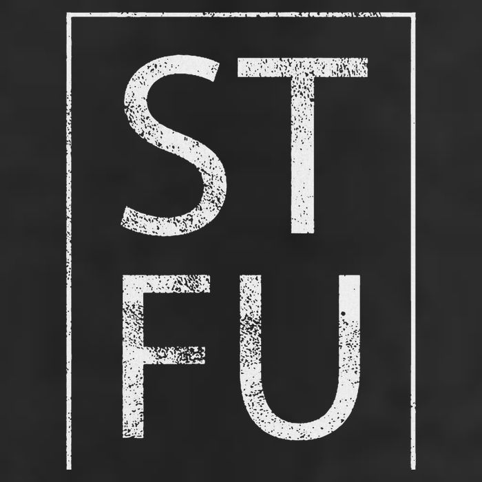 Stfu Distressed Shut The Fuck Up Funny Passive Humor Adult Drive Performance Visor