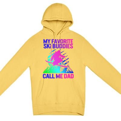 Ski Dad Sweater Fathers Day Favorite Ski Buddies Call Me Dad Cute Gift Premium Pullover Hoodie