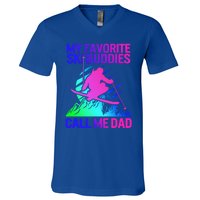 Ski Dad Sweater Fathers Day Favorite Ski Buddies Call Me Dad Cute Gift V-Neck T-Shirt