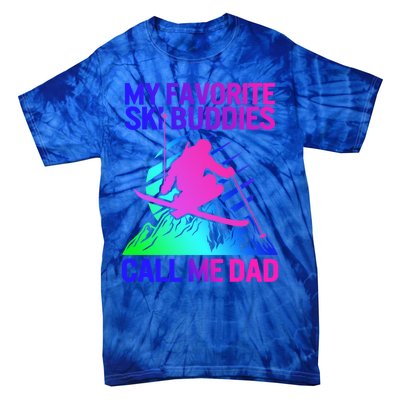 Ski Dad Sweater Fathers Day Favorite Ski Buddies Call Me Dad Cute Gift Tie-Dye T-Shirt