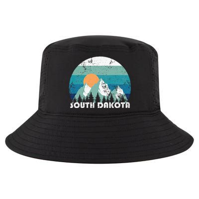 South Dakota State Retro Vintage Cool Comfort Performance Bucket Hat