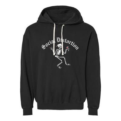 Social Distortion Garment-Dyed Fleece Hoodie