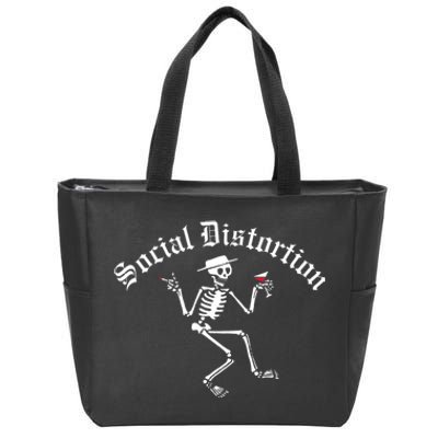 Social Distortion Zip Tote Bag