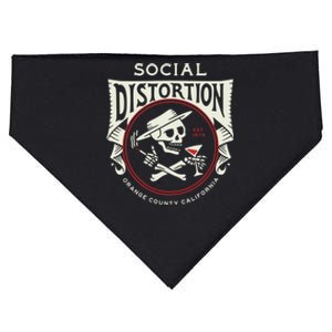 Social Distortion Skelly Circle USA-Made Doggie Bandana