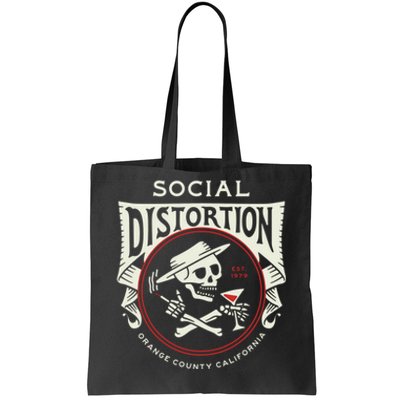 Social Distortion Skelly Circle Tote Bag