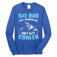 Skiis Downhill Skiier Costume Ski Dad Gift Long Sleeve Shirt