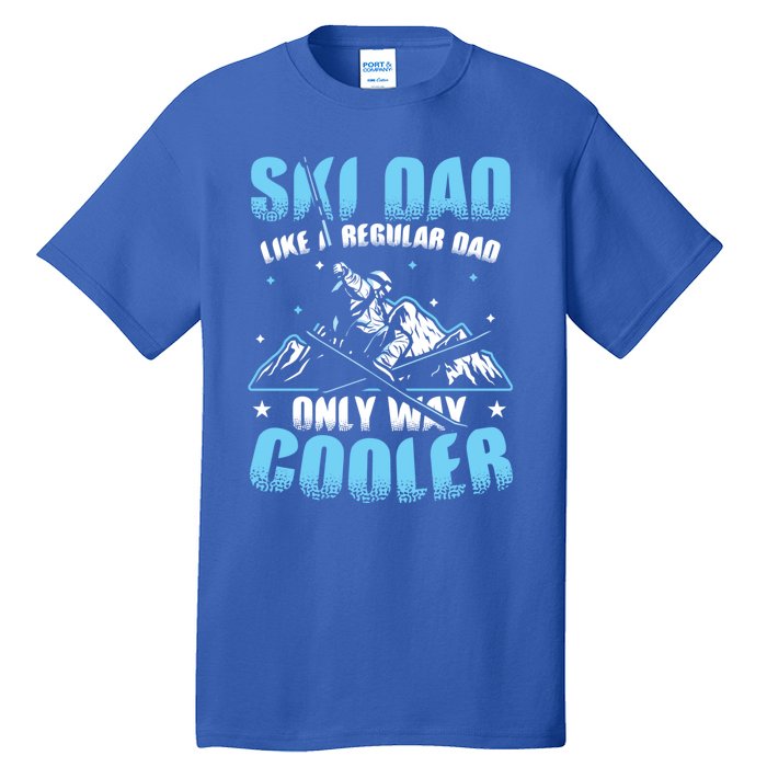 Skiis Downhill Skiier Costume Ski Dad Gift Tall T-Shirt