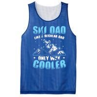 Skiis Downhill Skiier Costume Ski Dad Gift Mesh Reversible Basketball Jersey Tank