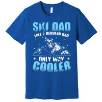 Skiis Downhill Skiier Costume Ski Dad Gift Premium T-Shirt