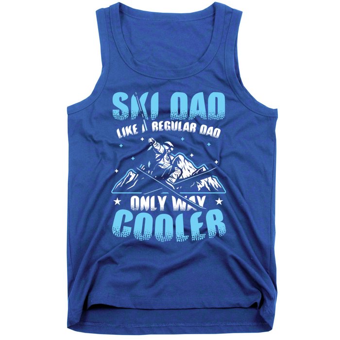 Skiis Downhill Skiier Costume Ski Dad Gift Tank Top