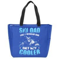 Skiis Downhill Skiier Costume Ski Dad Gift Zip Tote Bag