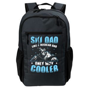 Skiis Downhill Skiier Costume Ski Dad Gift Daily Commute Backpack