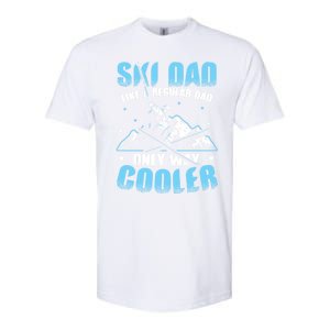 Skiis Downhill Skiier Costume Ski Dad Gift Softstyle CVC T-Shirt