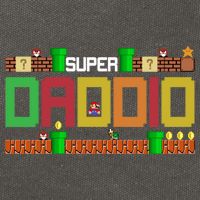 Super Dad Super Daddio Gift Cute Funny Daddy Gift Cotton Canvas Backpack