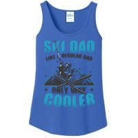 Skiis Downhill Skiier Costume Ski Dad Gift Ladies Essential Tank