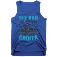 Skiis Downhill Skiier Costume Ski Dad Gift Tank Top