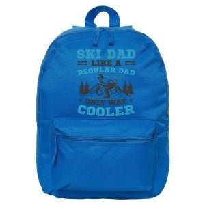 Skiis Downhill Skiier Costume Ski Dad Gift 16 in Basic Backpack