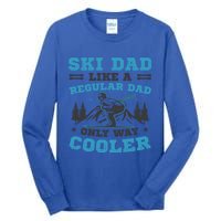 Skiis Downhill Skiier Costume Ski Dad Gift Tall Long Sleeve T-Shirt