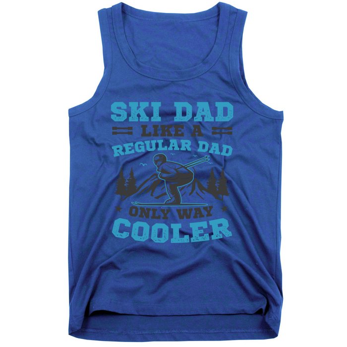 Skiis Downhill Skiier Costume Ski Dad Gift Tank Top