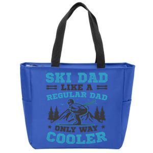 Skiis Downhill Skiier Costume Ski Dad Gift Zip Tote Bag