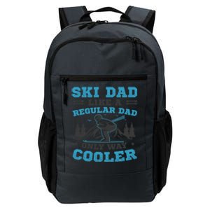 Skiis Downhill Skiier Costume Ski Dad Gift Daily Commute Backpack