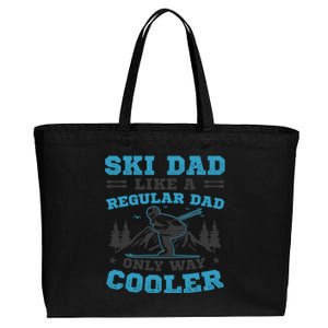 Skiis Downhill Skiier Costume Ski Dad Gift Cotton Canvas Jumbo Tote