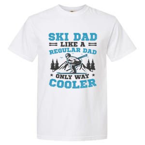 Skiis Downhill Skiier Costume Ski Dad Gift Garment-Dyed Heavyweight T-Shirt