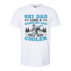 Skiis Downhill Skiier Costume Ski Dad Gift Softstyle CVC T-Shirt