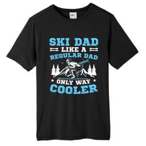 Skiis Downhill Skiier Costume Ski Dad Gift Tall Fusion ChromaSoft Performance T-Shirt