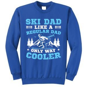 Skiis Downhill Skiier Costume Ski Dad Gift Sweatshirt