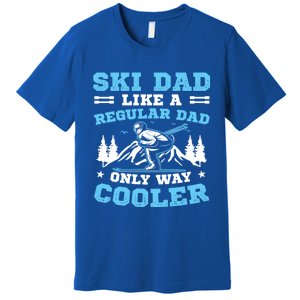 Skiis Downhill Skiier Costume Ski Dad Gift Premium T-Shirt