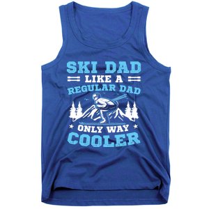 Skiis Downhill Skiier Costume Ski Dad Gift Tank Top