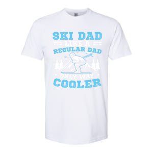 Skiis Downhill Skiier Costume Ski Dad Gift Softstyle CVC T-Shirt