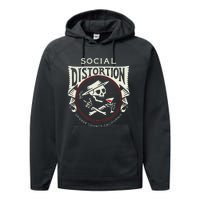 Social Distortion Skelly Circle Performance Fleece Hoodie