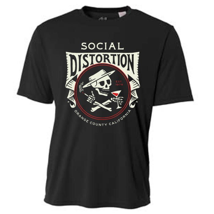 Social Distortion Skelly Circle Cooling Performance Crew T-Shirt