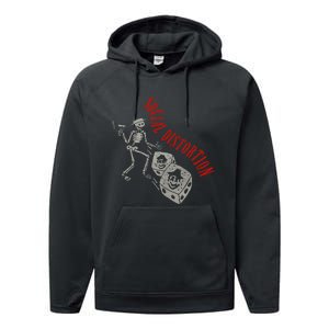 Social Distortion Skelly Dice Performance Fleece Hoodie