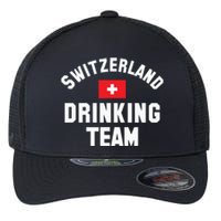 Switzerland Drinking Team For Switzerland Sports Fans Flexfit Unipanel Trucker Cap