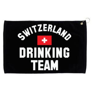 Switzerland Drinking Team For Switzerland Sports Fans Grommeted Golf Towel