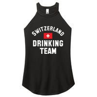 Switzerland Drinking Team For Switzerland Sports Fans Women's Perfect Tri Rocker Tank