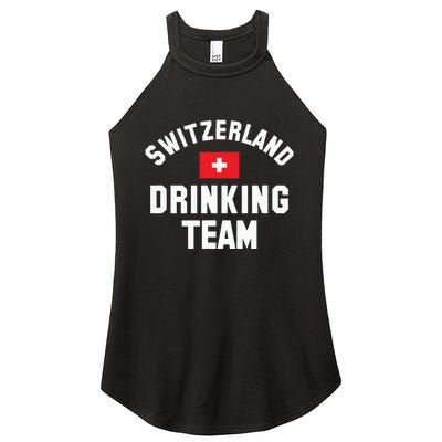 Switzerland Drinking Team For Switzerland Sports Fans Women's Perfect Tri Rocker Tank