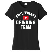 Switzerland Drinking Team For Switzerland Sports Fans Women's T-Shirt