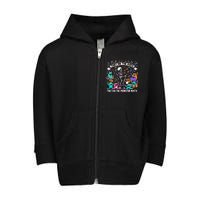 Skeleton Dancing They Did The Math They Did The Monster Math Toddler Zip Fleece Hoodie