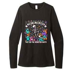 Skeleton Dancing They Did The Math They Did The Monster Math Womens CVC Long Sleeve Shirt