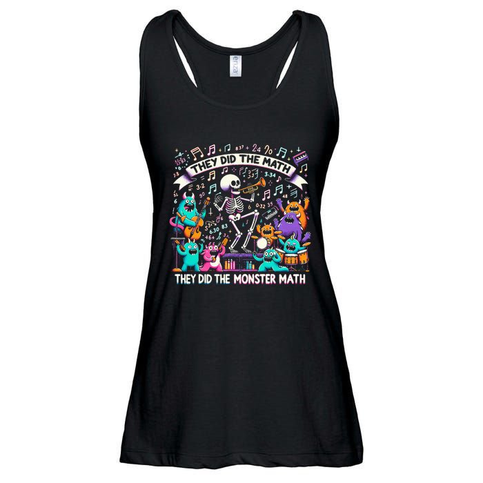 Skeleton Dancing They Did The Math They Did The Monster Math Ladies Essential Flowy Tank