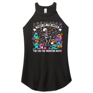 Skeleton Dancing They Did The Math They Did The Monster Math Women's Perfect Tri Rocker Tank