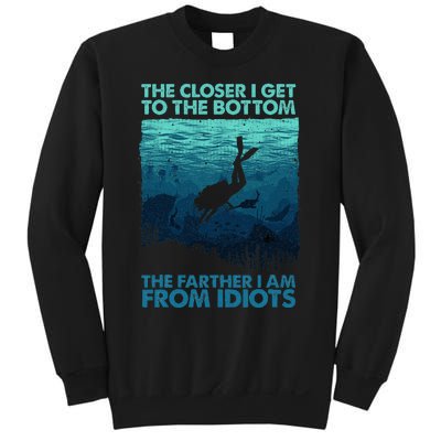 Scuba Diving Themed Art Scuba Diving Sweatshirt