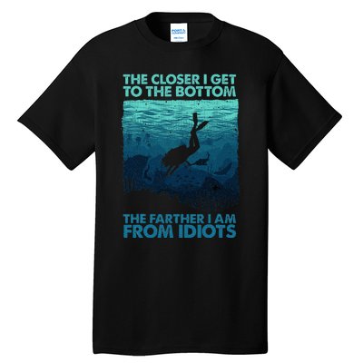 Scuba Diving Themed Art Scuba Diving Tall T-Shirt