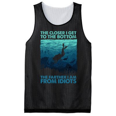 Scuba Diving Themed Art Scuba Diving Mesh Reversible Basketball Jersey Tank