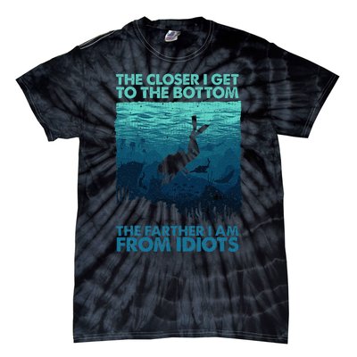 Scuba Diving Themed Art Scuba Diving Tie-Dye T-Shirt